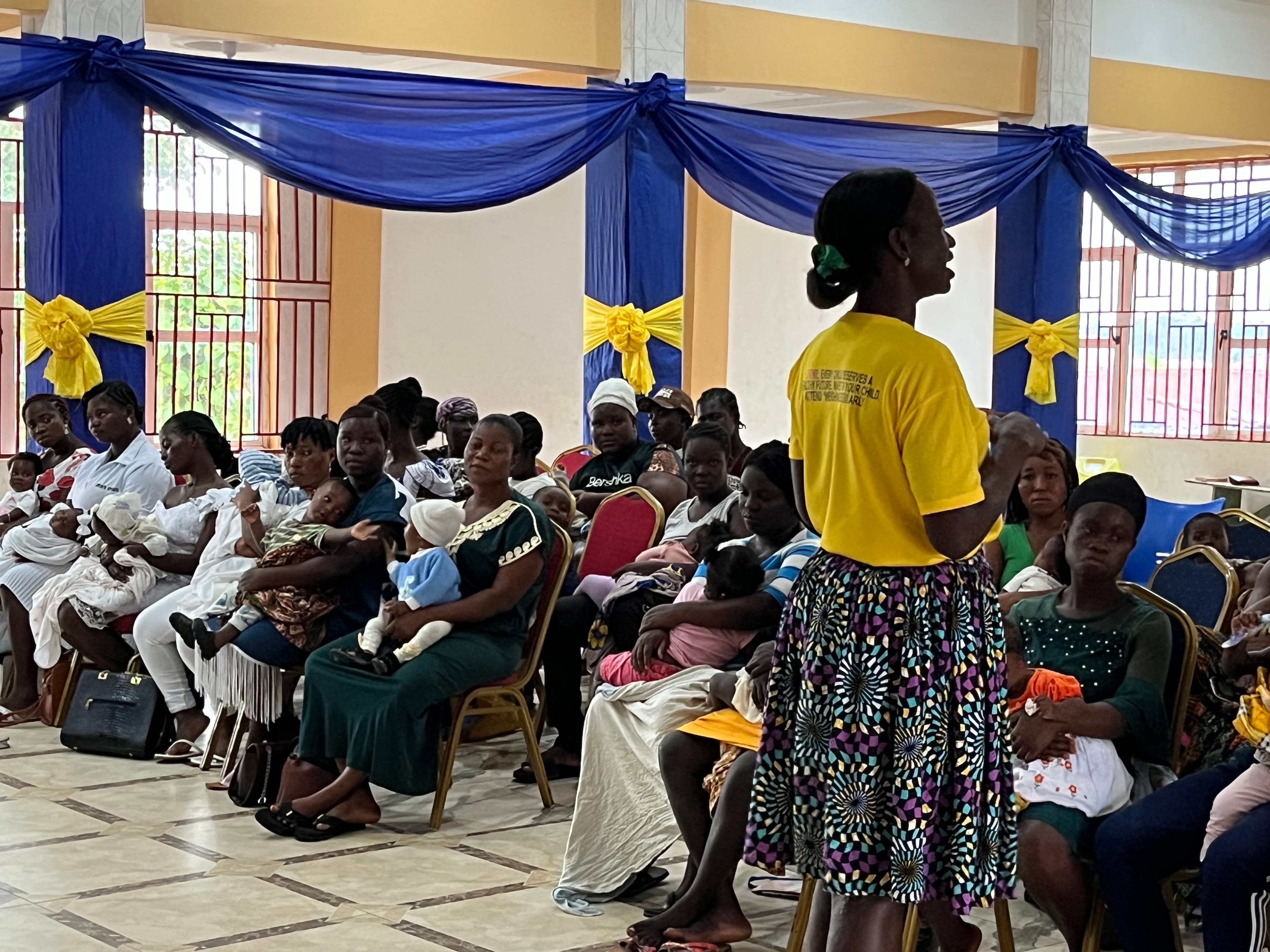 GOPDC supports Health Directorate to Educate Asuom mothers on the “first 1000 days of life.