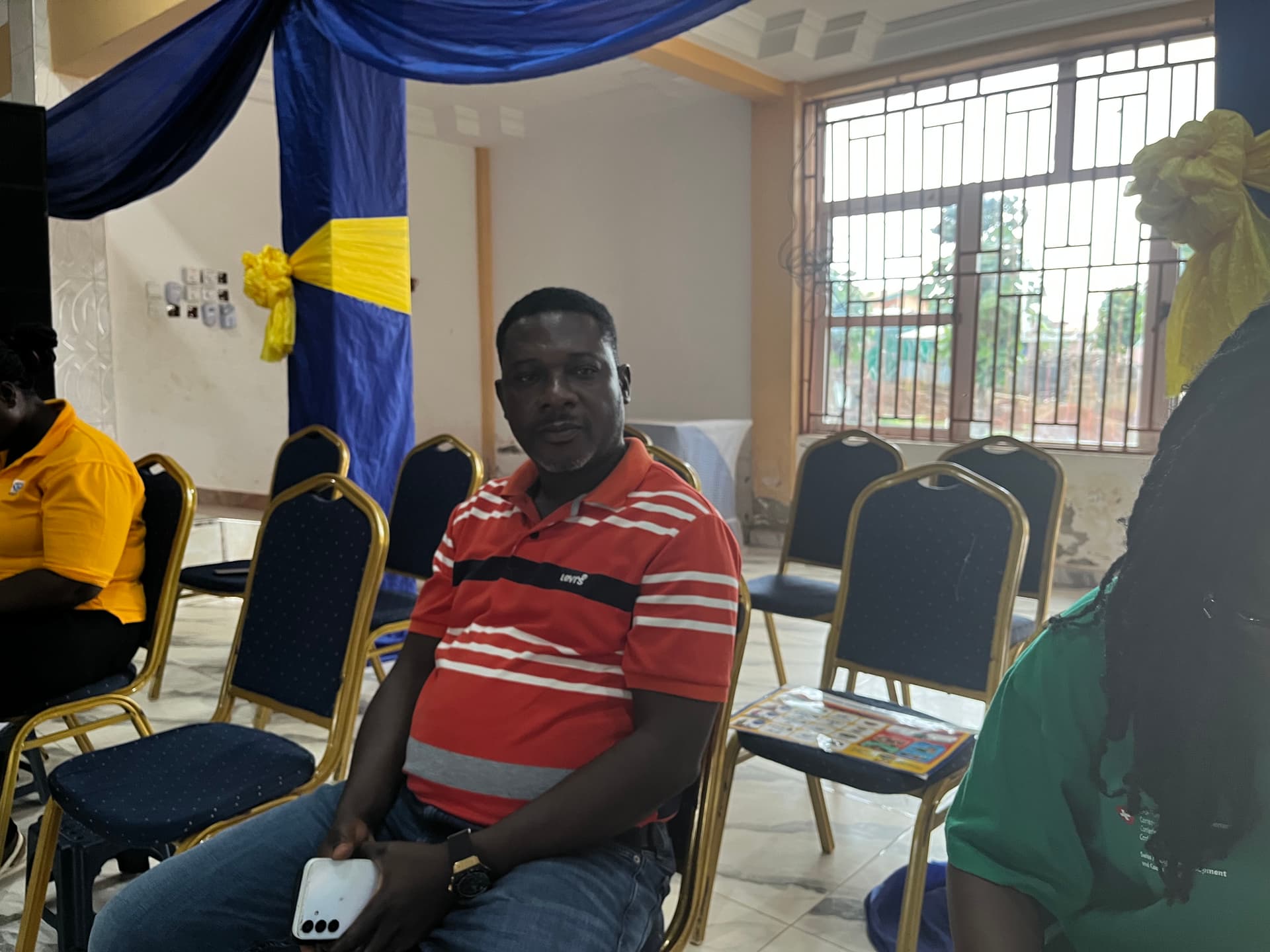A representative from GOPDC ,the prime supporter of the first 1000 days of life program.